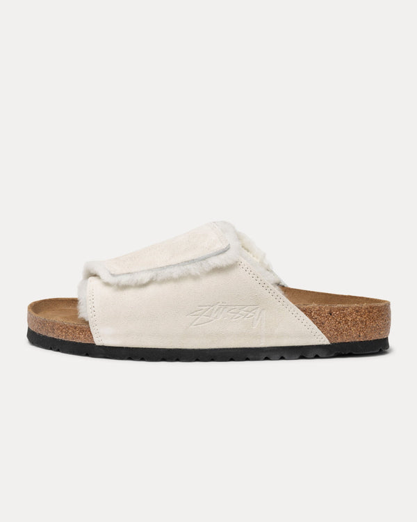 Chanclas de piel de oveja Solana de StÜssy &amp; Birkenstock