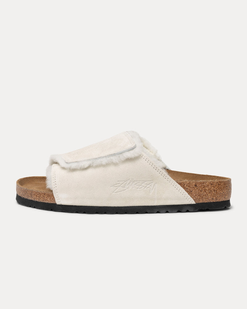 Chanclas de piel de oveja Solana de StÜssy &amp; Birkenstock