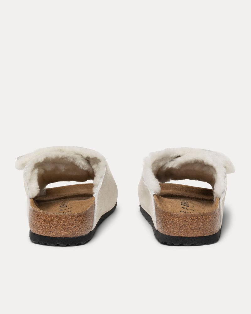 Chanclas de piel de oveja Solana de StÜssy &amp; Birkenstock