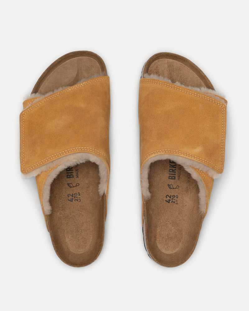 Chanclas de piel de oveja Solana de StÜssy &amp; Birkenstock