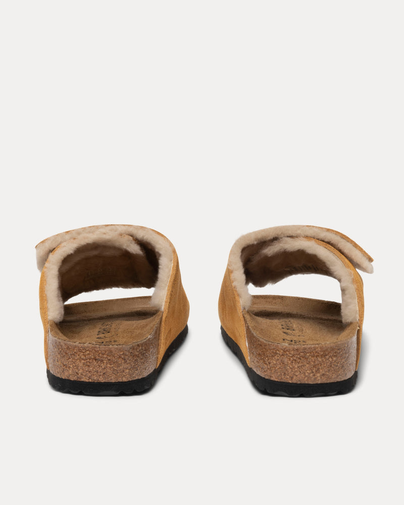Chanclas de piel de oveja Solana de StÜssy &amp; Birkenstock