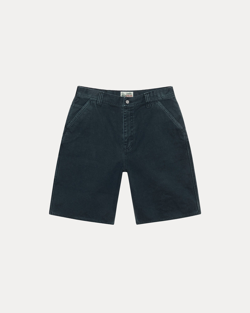 PANTALÓN CORTO DE TRABAJO DE LONA LAVADA