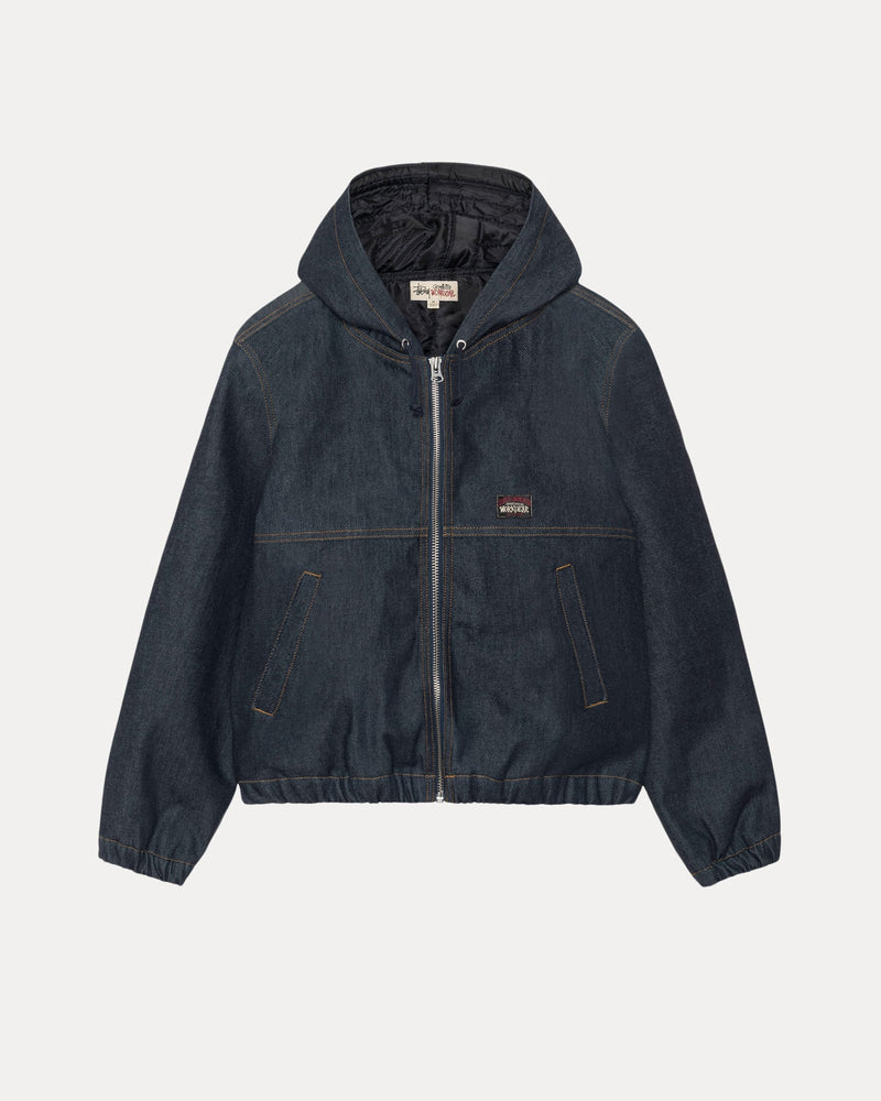 CHAQUETA DE TRABAJO AISLANTE DE DENIM CRUDO