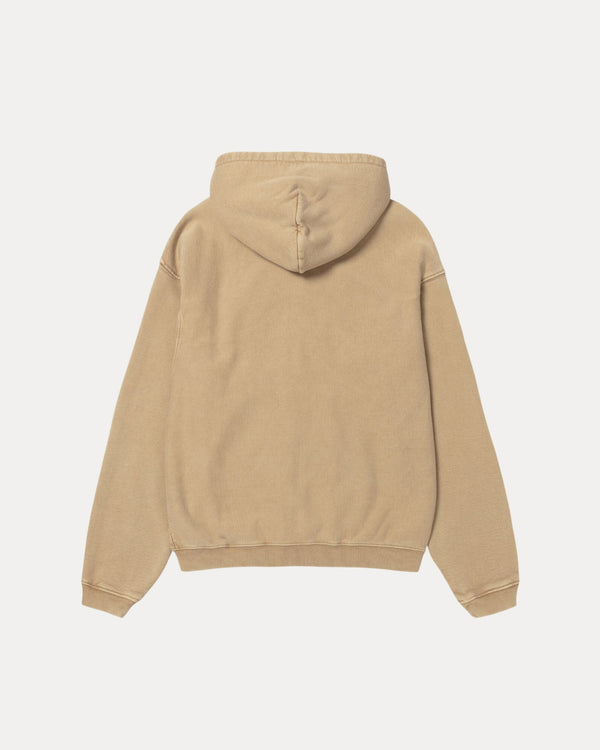 SUDADERA CON CAPUCHA Y CREMALLERA CON GRÁFICO DESGASTADO