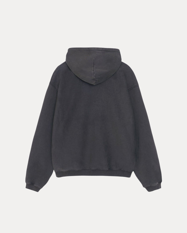 SUDADERA CON CAPUCHA Y CREMALLERA CON GRÁFICO DESGASTADO