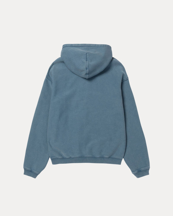 SUDADERA CON CAPUCHA Y CREMALLERA CON GRÁFICO DESGASTADO