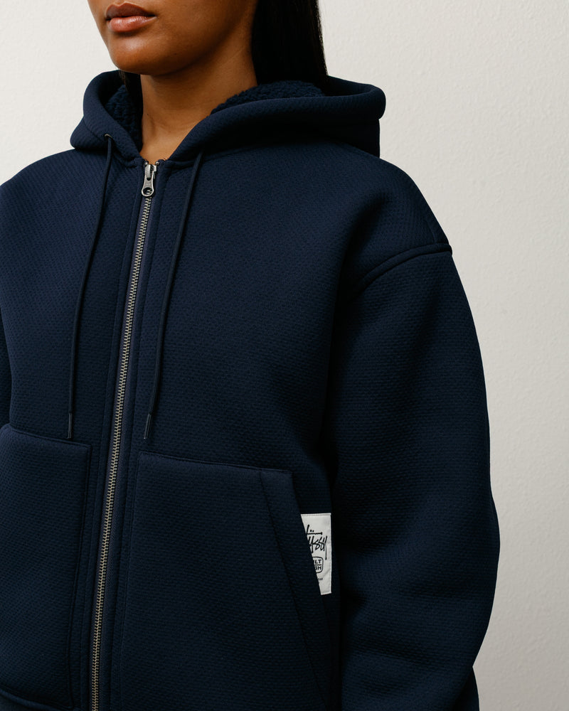 Sudadera con capucha Sherpa adherida