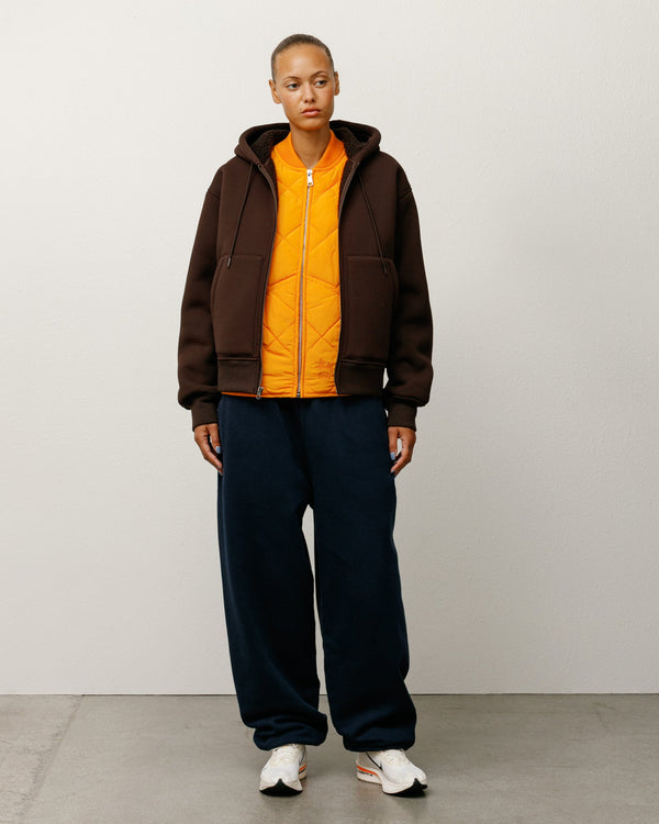 Sudadera con capucha Sherpa adherida