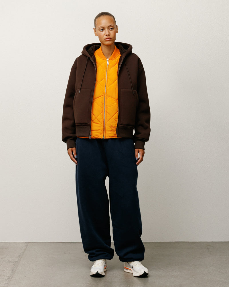 Sudadera con capucha Sherpa adherida