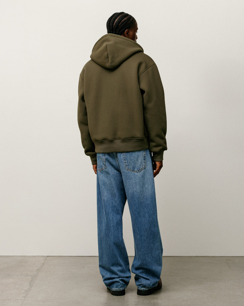 Sudadera con capucha Sherpa adherida