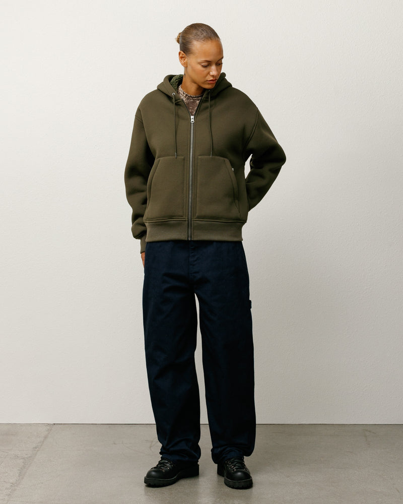 Sudadera con capucha Sherpa adherida