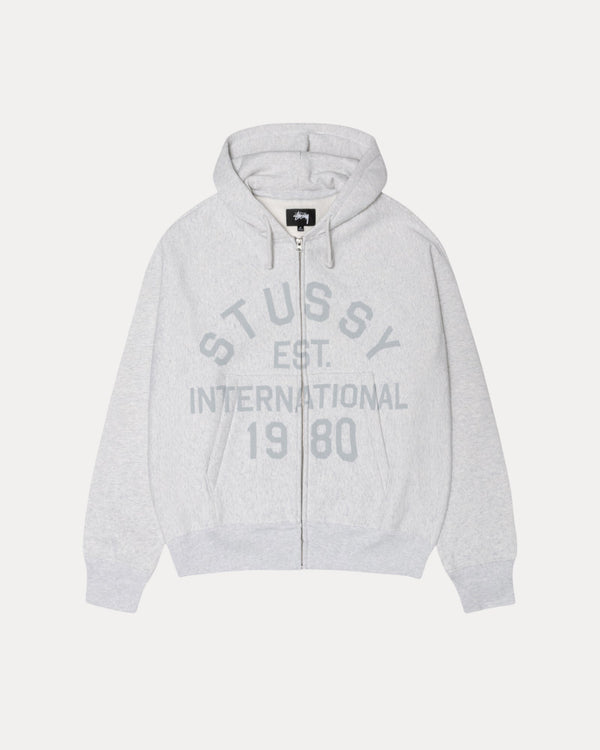 SUDADERA CON CAPUCHA Y CREMALLERA ESTABLECIDA