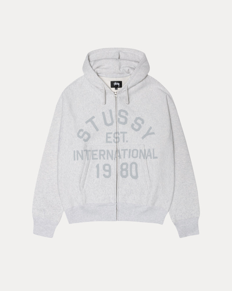 SUDADERA CON CAPUCHA Y CREMALLERA ESTABLECIDA