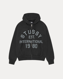 SUDADERA CON CAPUCHA Y CREMALLERA ESTABLECIDA