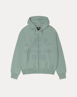 SUDADERA CON CAPUCHA Y CREMALLERA ESTABLECIDA