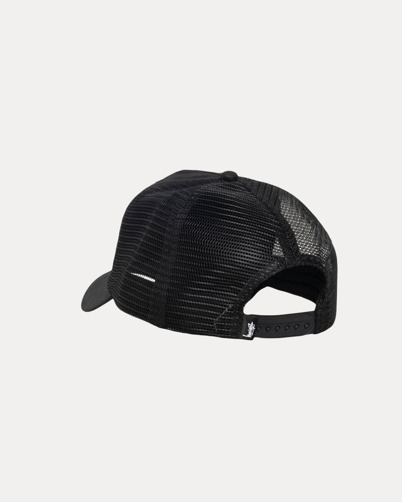 Gorra de camionero encerada con puntada cursiva