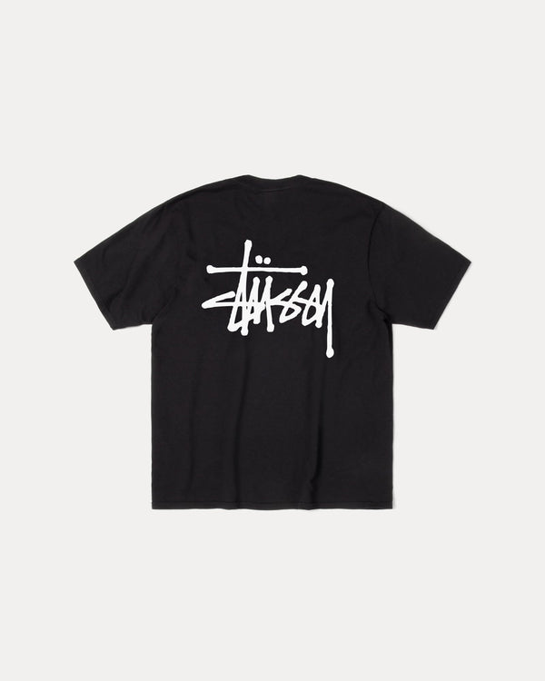 CAMISETA STÜSSY BÁSICA TEÑIDA CON PIGMENTOS