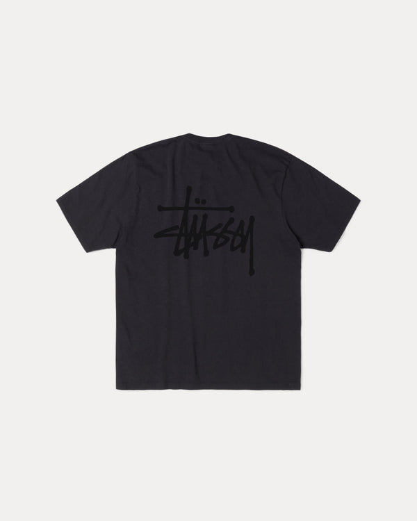 CAMISETA STÜSSY BÁSICA TEÑIDA CON PIGMENTOS