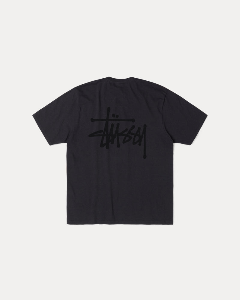 CAMISETA STÜSSY BÁSICA TEÑIDA CON PIGMENTOS