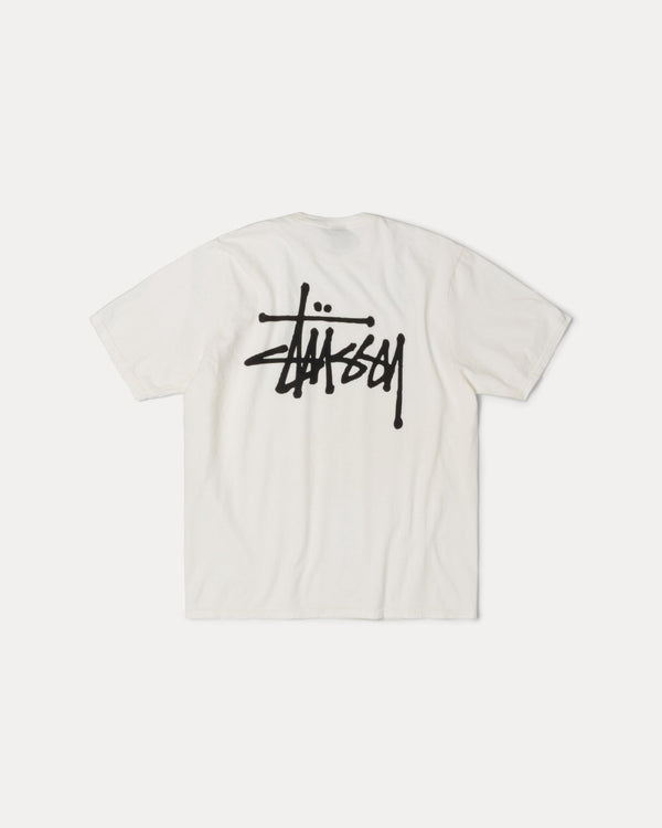 CAMISETA STÜSSY BÁSICA TEÑIDA CON PIGMENTOS