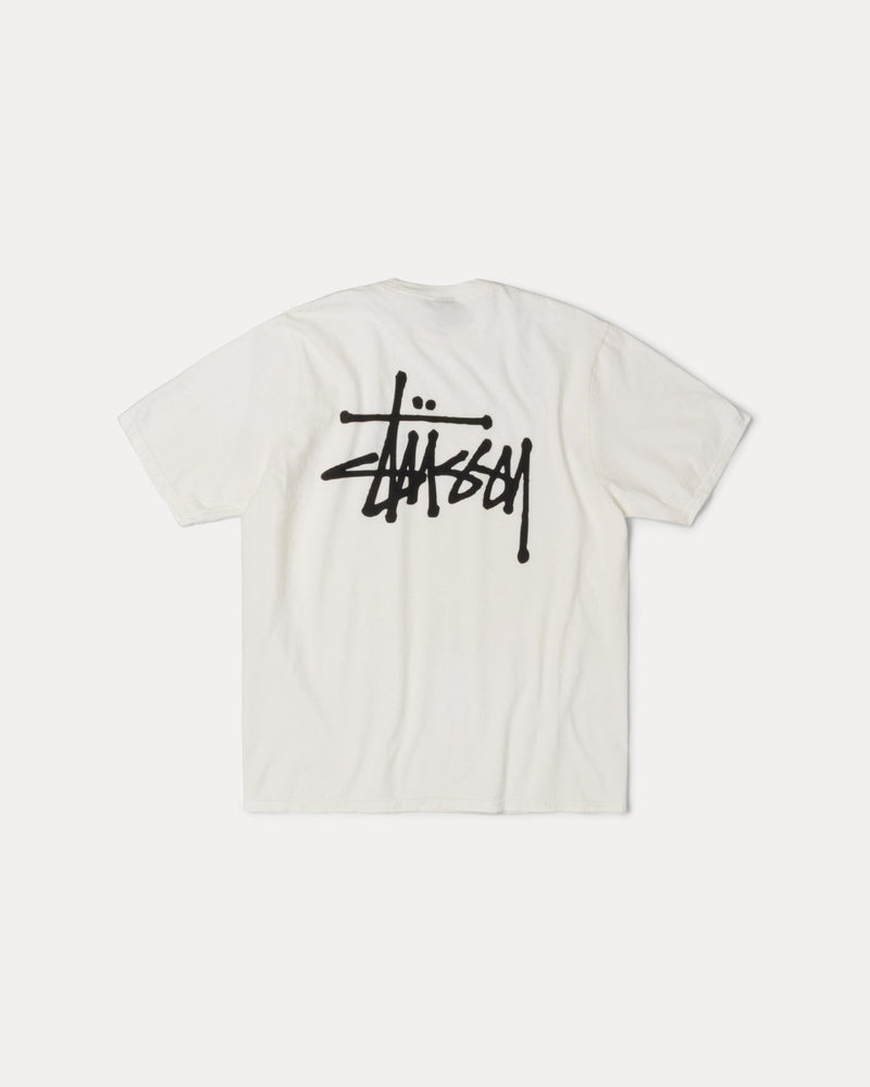 CAMISETA STÜSSY BÁSICA TEÑIDA CON PIGMENTOS