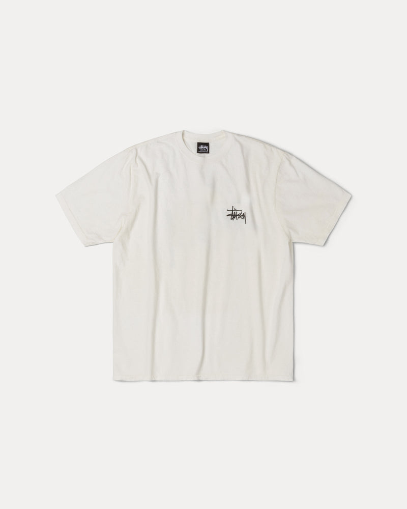 CAMISETA STÜSSY BÁSICA TEÑIDA CON PIGMENTOS