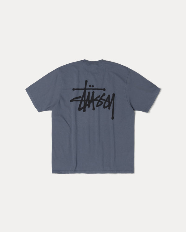CAMISETA STÜSSY BÁSICA TEÑIDA CON PIGMENTOS