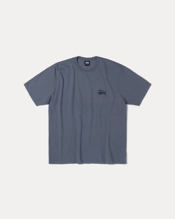 CAMISETA STÜSSY BÁSICA TEÑIDA CON PIGMENTOS