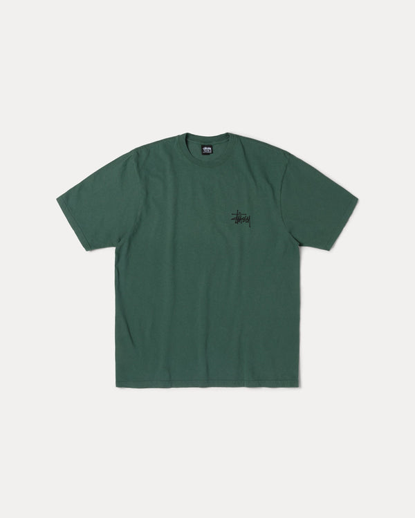 CAMISETA STÜSSY BÁSICA TEÑIDA CON PIGMENTOS
