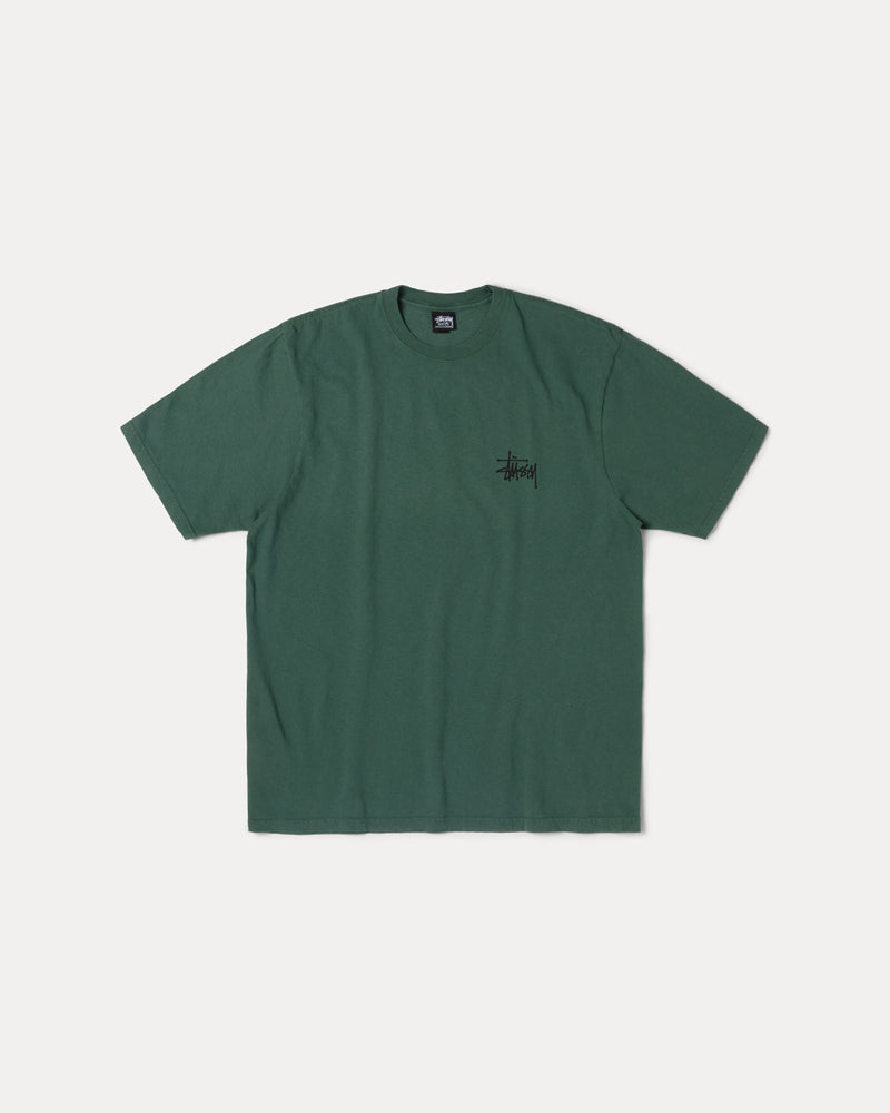 CAMISETA STÜSSY BÁSICA TEÑIDA CON PIGMENTOS