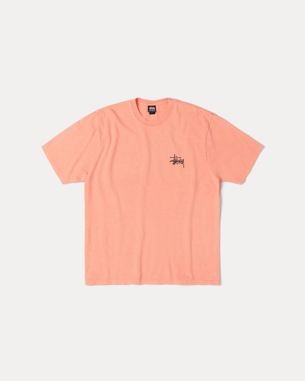 CAMISETA STÜSSY BÁSICA TEÑIDA CON PIGMENTOS