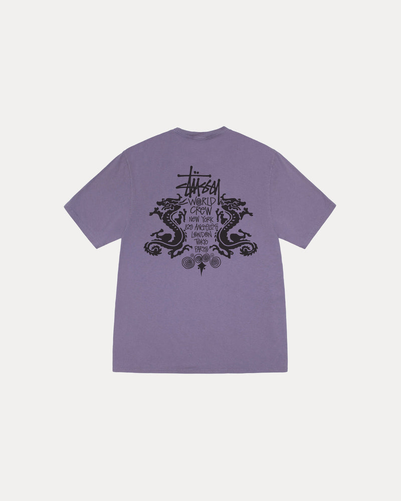 CAMISETA DOBLE DRAGÓN TEÑIDA CON PIGMENTOS