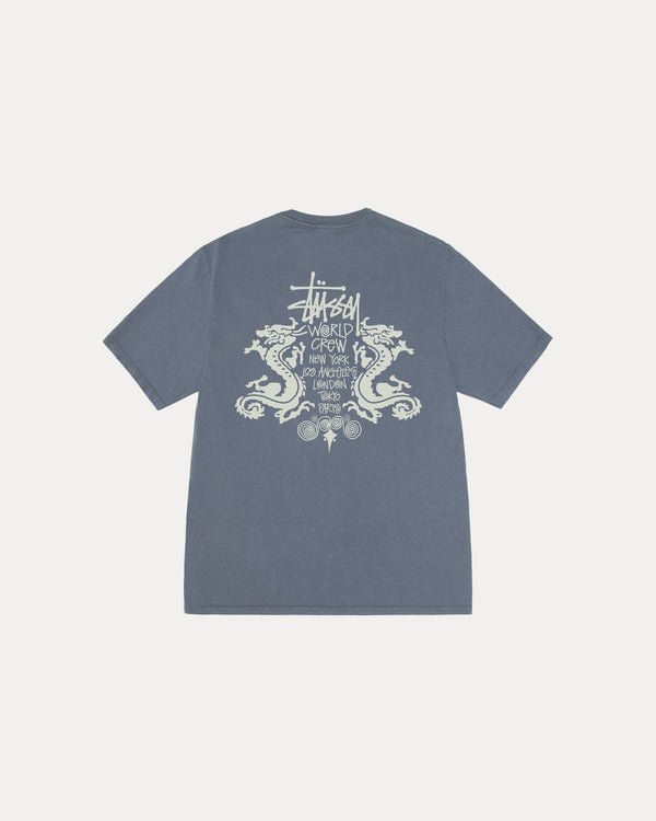 CAMISETA DOBLE DRAGÓN TEÑIDA CON PIGMENTOS