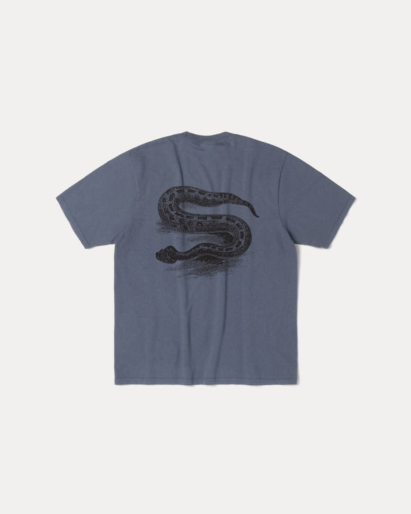 CAMISETA DE SERPIENTE TEÑIDA CON PIGMENTO