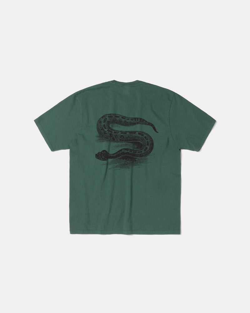 CAMISETA DE SERPIENTE TEÑIDA CON PIGMENTO