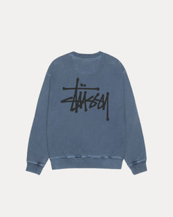 STÜSSY CREW TEÑIDO CON PIGMENTOS