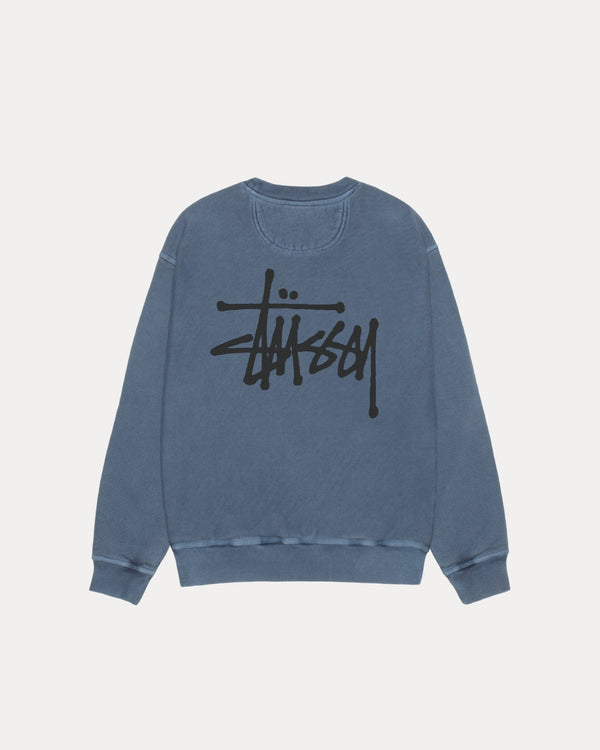 STÜSSY CREW TEÑIDO CON PIGMENTOS