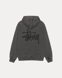 SUDADERA CON CAPUCHA STÜSSY BÁSICA TEÑIDA CON PIGMENTOS