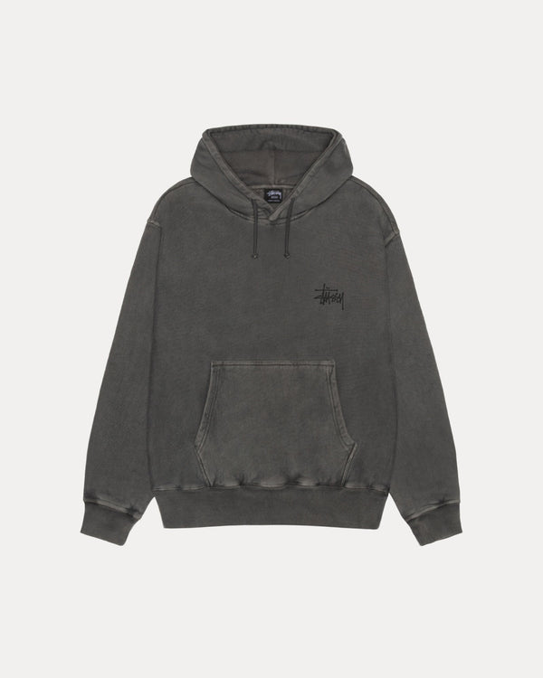 SUDADERA CON CAPUCHA STÜSSY BÁSICA TEÑIDA CON PIGMENTOS