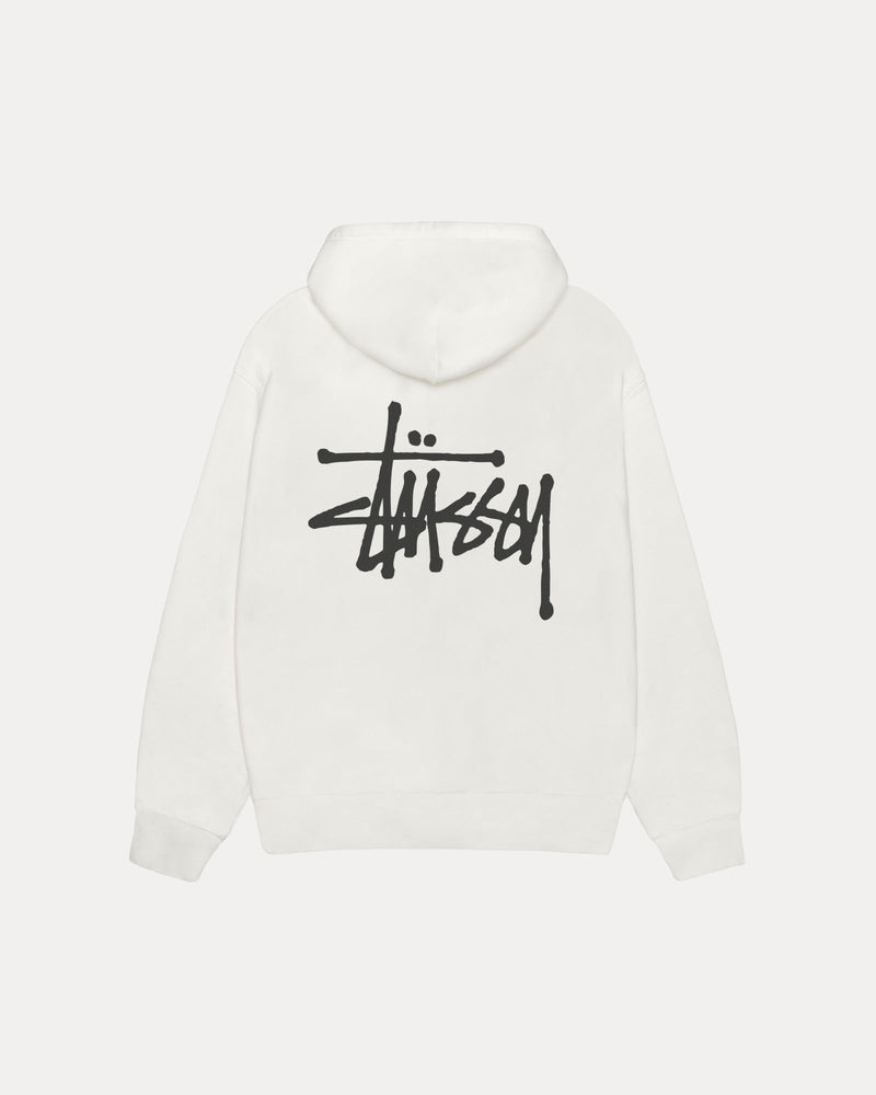 SUDADERA CON CAPUCHA STÜSSY BÁSICA TEÑIDA CON PIGMENTOS