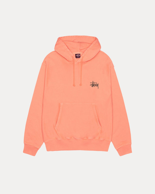 SUDADERA CON CAPUCHA STÜSSY BÁSICA TEÑIDA CON PIGMENTOS