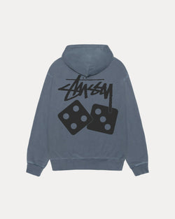 Sudadera con capucha DICE teñida con pigmentos
