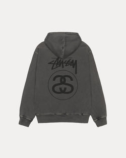 SUDADERA CON CAPUCHA STOCK LINK TEÑIDA CON PIGMENTOS