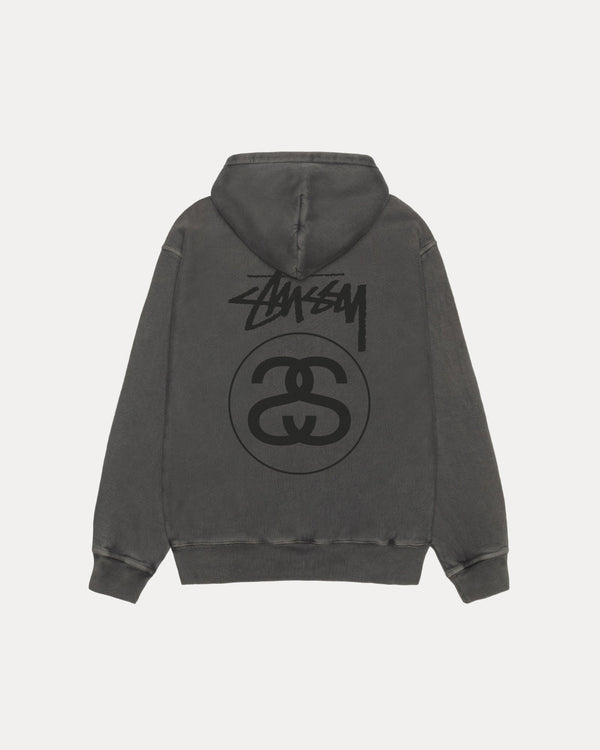 SUDADERA CON CAPUCHA STOCK LINK TEÑIDA CON PIGMENTOS