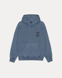 SUDADERA CON CAPUCHA STOCK LINK TEÑIDA CON PIGMENTOS