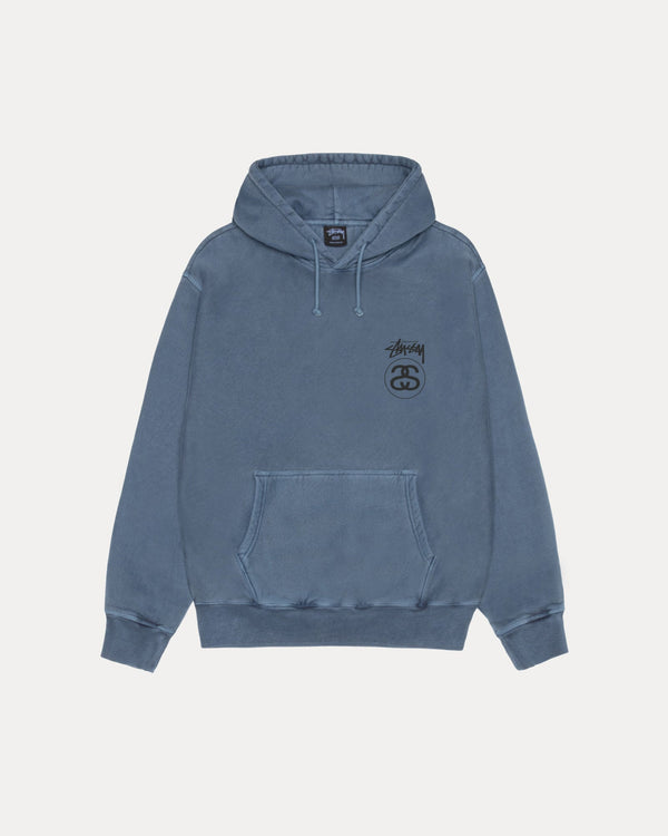 SUDADERA CON CAPUCHA STOCK LINK TEÑIDA CON PIGMENTOS