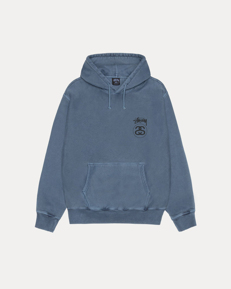 SUDADERA CON CAPUCHA STOCK LINK TEÑIDA CON PIGMENTOS