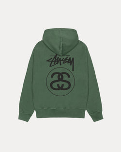 SUDADERA CON CAPUCHA STOCK LINK TEÑIDA CON PIGMENTOS
