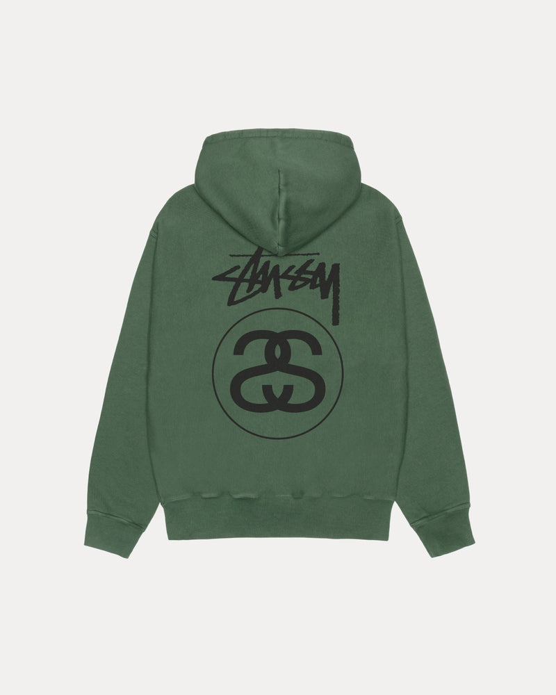 SUDADERA CON CAPUCHA STOCK LINK TEÑIDA CON PIGMENTOS