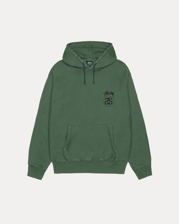 SUDADERA CON CAPUCHA STOCK LINK TEÑIDA CON PIGMENTOS